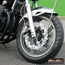 MADMAX バイク用品 KAWASAKI カワサキ ゼファー400/ゼファーχ/ZRX400/ZZR400 ウェーブ ディスクローター ブラック 1枚【送料800円】_画像7