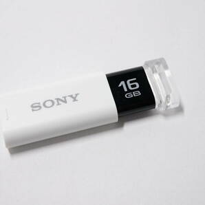 ■SONY ポケットビット 16GB ホワイト USBメモリー ノックスライド PoketBitの画像1