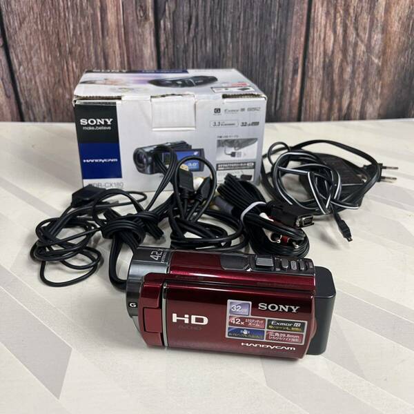 SONY HDR-CX180 ハンディカム ビデオカメラ ソニー レッド HANDYCAM デジタルビデオカメラ 