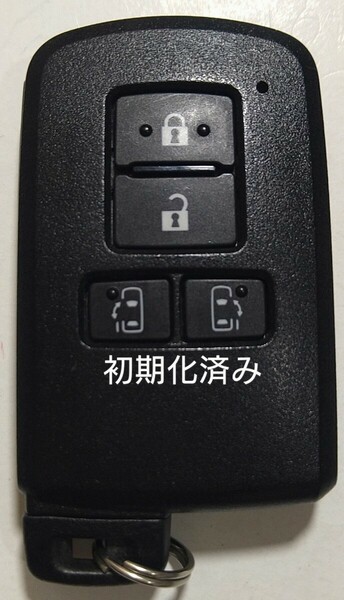 初期化済トヨタ純正 スマートキー4ボタンアルファードノア ヴォクシー基盤番号231451-0120 007-AC0146 14FAE 新品電池サービス26