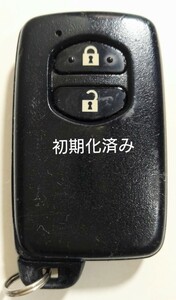 初期化済トヨタ純正 スマートキー 2ボタンプリウスアクア基盤番号271451-5300 新品電池サービス⑪