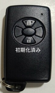 初期化済トヨタ純正スマートキー 2ボタン ヴィッツ ラクティス ベルタ カローラ基盤番号271451-6340新品電池サービス⑲