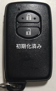 初期化済トヨタ純正 スマートキー 2ボタンプリウスアクア基盤番号271451-5300 新品電池サービス ⑩