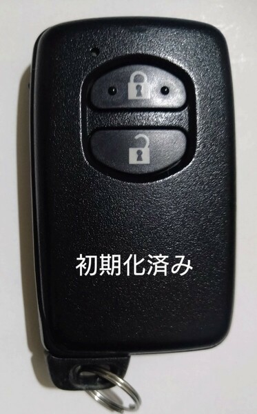 初期化済トヨタ純正 スマートキー 2ボタンプリウスアクア基盤番号271451-5300 新品電池サービス⑫