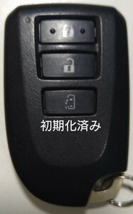 初期化済トヨタ純正スマートキー3ボタンポルテ スペイド 基盤番号007YUU L0776 BF2EM 新品電池サービス ⑪
