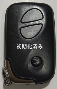 初期化済トヨタ レクサス純正スマートキー3ボタン基盤番号271451−5360新品電池サービス⑤