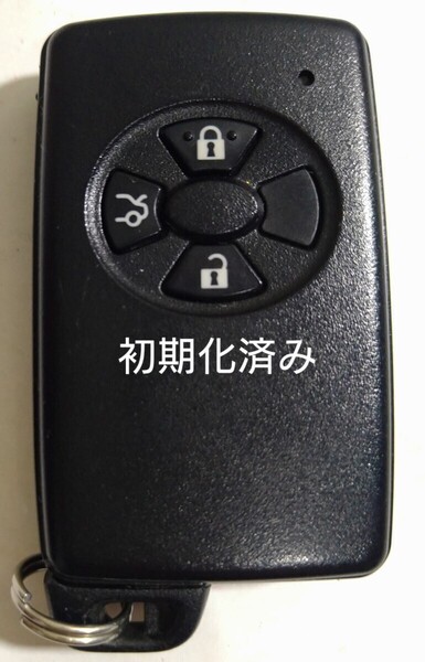 初期化済トヨタ純正スマートキー 3ボタン アリオン アクシオ トランク アイシスプレミオ基盤番号271451-0500 新品電池サービス24