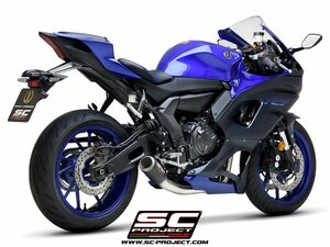 【国内在庫】SC-PROJECT SCプロジェクト フルエキゾーストシステム 2-1 & CR-T サイレンサー YAMAHA YZF-R7 '21-24 ヤマハ マフラー ★