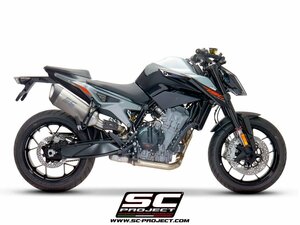 【国内在庫】SC-PROJECT SCプロジェクト SC1-R チタン スリップオンサイレンサー 公道走行可 ユーロ4対応 KTM 790 DUKE '18-20 デューク ★