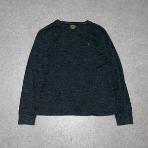 Polo Ralph Lauren ポロ ラルフローレン ロンT Tシャツ ダークグレー ポニー f579