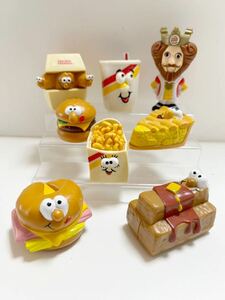  Burger King minicar Complete & King toy figure set Ad ba Thai Gin gmi-ru toy 