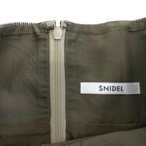 【タグ付き未使用】SNIDEL / スナイデル ミニスカート キュロット ストレッチ 薄手 春夏服 千鳥柄チェック 1サイズ I-3929_画像3