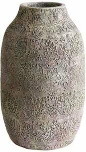 輸入雑貨 インドラ Chuuby フラワーベース 花瓶 リビングスタジオ 直輸入 フラワーポット 陶器 ハンドメイド テラコッタ PTA-212
