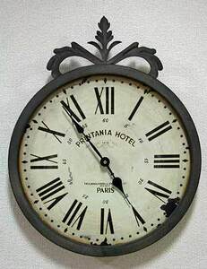 輸入雑貨 グレーシュ ウォールクロック コベントガーデン Covent パリ アンティーク 時計 シャビーシック ビンテージ 掛け時計 BX-93