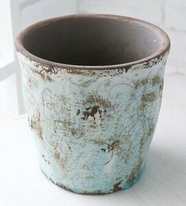  import miscellaneous goods I si- turquoise pot L planter flower pot ko vent garden CoventGarden natural antique QJ-60