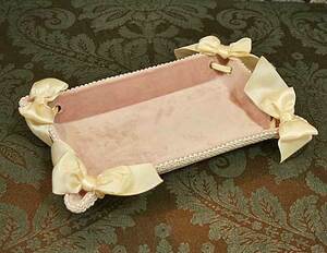  import miscellaneous goods tray pink bell bed Jennifer Taylor Jennifertaylor ribbon accessory tray case living Studio 32913TY