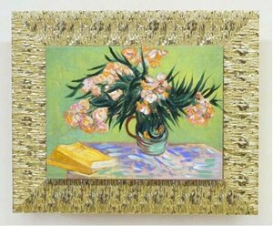 Art hand Auction In Italien hergestellte Importwaren, gerahmtes Gemälde, Kunstrahmen, Vincent van Gogh, OLEANDER, Wohnstudio, Direktimport, Oleander, Gold, 20377-138G, Kostenloser Versand, Kunstwerk, Malerei, Andere