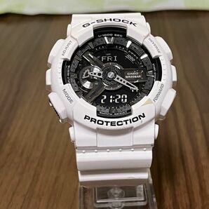 電池新品！ CASIO G-SHOCK GA-110GW-7AJF デジアナ ホワイト