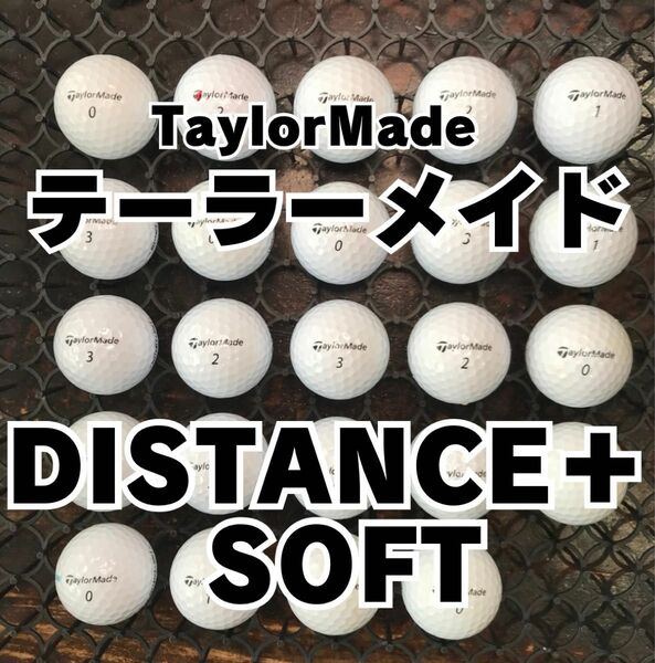 3 テーラーメイド DISTANCE+soft ロストボール 24球