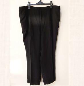 【IN-68】レディース 喪服 礼服 パンツ 5L ブラック