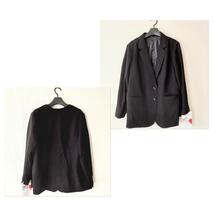 【IN-70】レディース スーツ 3点セット 喪服 礼服 テーラードジャケット ブラウス パンツ 4L ブラック_画像2