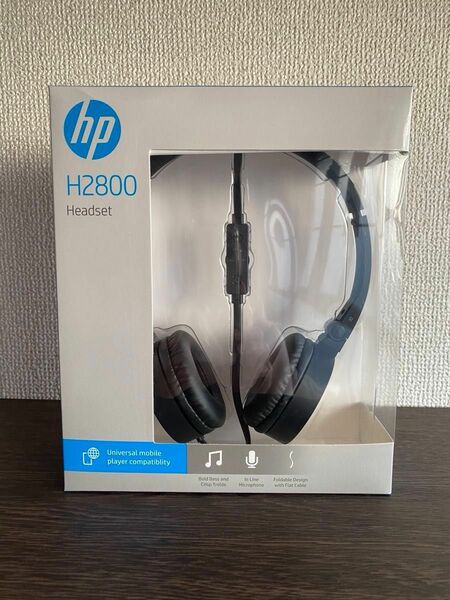 【新品・未開封】hp H2800 Headset ステレオヘッドセット ヘッドホン