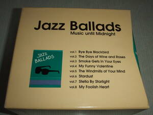 廃盤CD8枚組BOX-SET★Jazz Ballads Music until Midnight★ジャズバラッド★程度良好でレターパック送料無料！！！