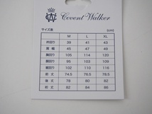 新品■COVENT WALKER コベントウォーカー メンズ 長袖カッターシャツ XL ホワイト 綿100% ビジネスシャツ_画像5