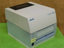 [A18696] SATO レスプリ T408v-exCUT USB／有線LAN／RS-232C サーマル BARCODE PRINTER 〇テスト印字＆用紙カットOK ▼現状品 ACアダプタ無_画像3