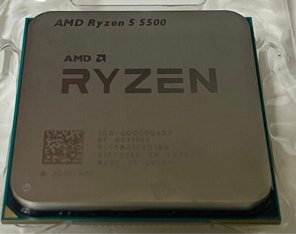 【動作確認済USED】AMD Ryzen 5 5500 AM4 6C/12T CPU