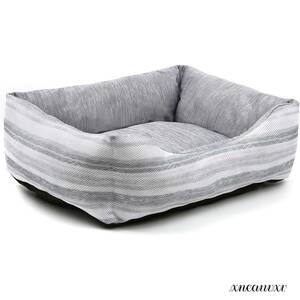  мягкий домашнее животное bed окантовка серый L размер сетка "дышит" хороший нежный ....... собака кошка охлаждающий летний диван подушка 