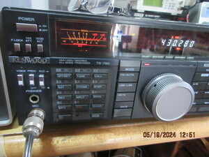 KENWOOD 145 /430 FM 　オールモード　TS-7９０　５０Wマイク．電源コード　マイク付き 正常動作