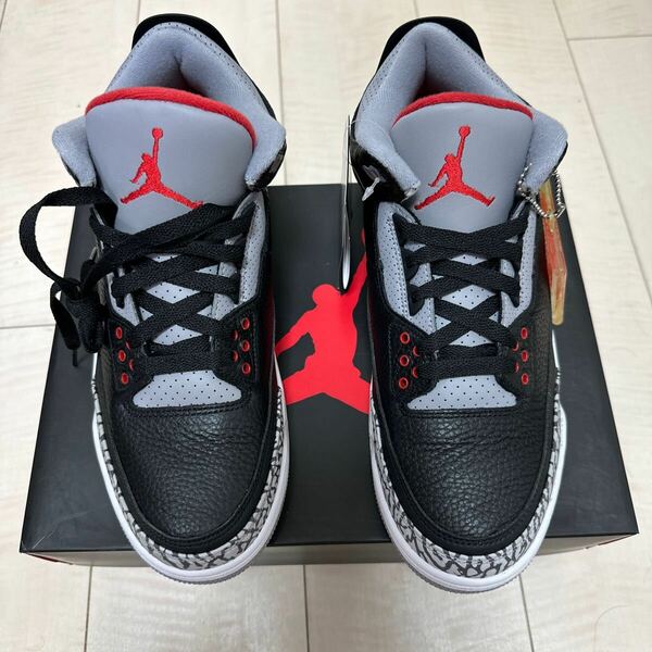 27.5cm Nike air jordan 3 RETRO OG ナイキ エア ジョーダン 3 レトロ OG BLACK CEMENT ブラック セメント