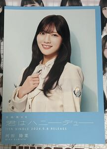 日向坂46 河田陽菜 君はハニーデュー シブツタ限定 フライヤー