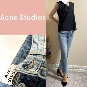 Acne Studios アクネ　イタリア製　ダメージ　ヴィンテージ　デニム S