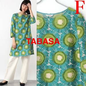  превосходный товар!TABASA Tabatha обычная цена 5.5 десять тысяч цветок туника One-piece F