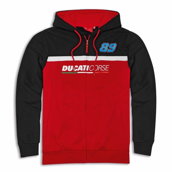 送料無料 ドゥカティ 純正 DUCATI Dual Martin ホルヘ マルティン MotoGP フード付きスウェット サイズL 987712325