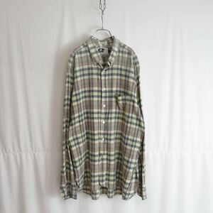 ENGINEERED GARMENTS チェック シャツ USA製 ネペンテス エンジニアードガーメンツ 長袖シャツ アメリカ製 Lサイズ メンズ 古着 コットン 