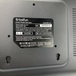 【通電確認済み】ポータブルDVDプレーヤー BOIFUN BFN-142 14.1インチ 超大画面/Y21267-S2の画像7