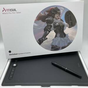 【未検品】Artisul M0610 Pro ペンタブ 板タブ Windows/Mac/Android対応 /Y21325-Q1