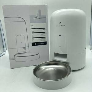 [ not yet inspection goods ]PETLIBRO AIR WiFi automatic feeder cat cordless type automatic feeding machine smartphone .. operation 2L white PLAF108 /Y21537-C1
