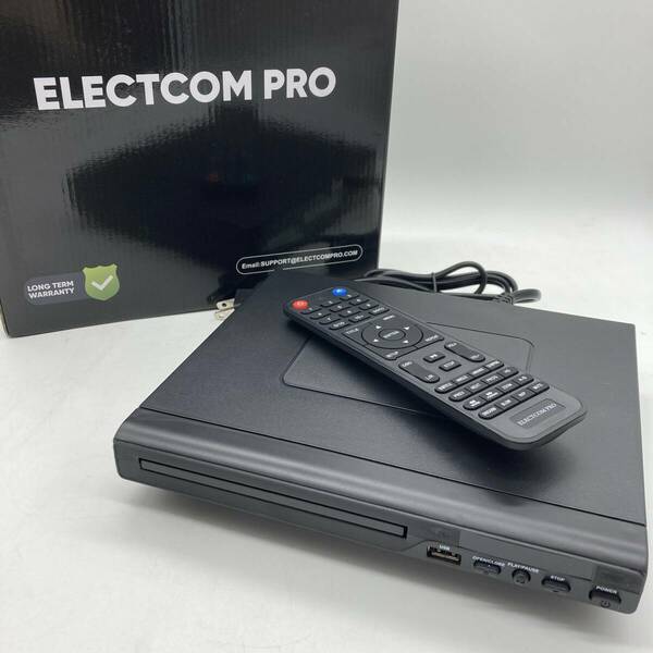 【一部未検品】ELECTCOM PRO(エレクトコム) DVDプレーヤー HDMI付きテレビ用 ミニDVDプレーヤー スマートテレビ用 /Y21691-L1