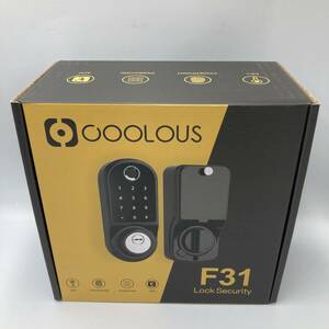 【通電確認済み】Coolous Smartlock F31指紋Bluetoothドアロックキーレス スマートロック/Y22075-O2