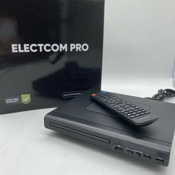 【一部未検品】ELECTCOM PRO(エレクトコム) DVDプレーヤー HDMI付きテレビ用 ミニDVDプレーヤー スマートテレビ用 /Y22154-F2