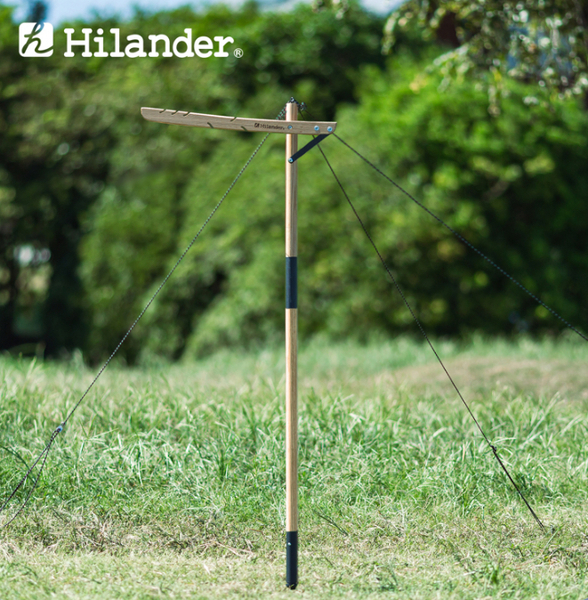 【新品未開封】Hilander(ハイランダー) ウッドランタンスタンド HCB-017 /Y21928-Q0