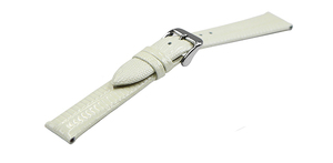  wristwatch belt 18mm leather ivory white teju Lizard type pushed . lizard cow leather tjl-iv-n-s band exchange 