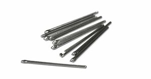  wristwatch stainless steel belt koma break up pin split pin thickness 1.0mm 10 pcs set 23mm 10spp