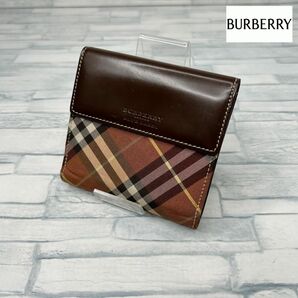 Burberry バーバリー　ダブルフォック　折り財布　45713