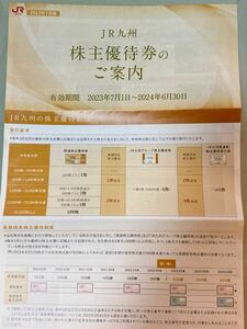 * free shipping *JR Kyushu * railroad stockholder complimentary ticket 1 day passenger ticket 4 sheets * stockholder complimentary ticket 500×5 sheets * Kyushu high speed boat hospitality discount ticket 1 sheets *