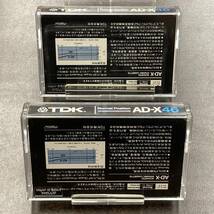 1936BT TDK AD-X 46分 ノーマル 2本 カセットテープ/Two TDK AD-X 46 Type I Normal Position Audio Cassette_画像6